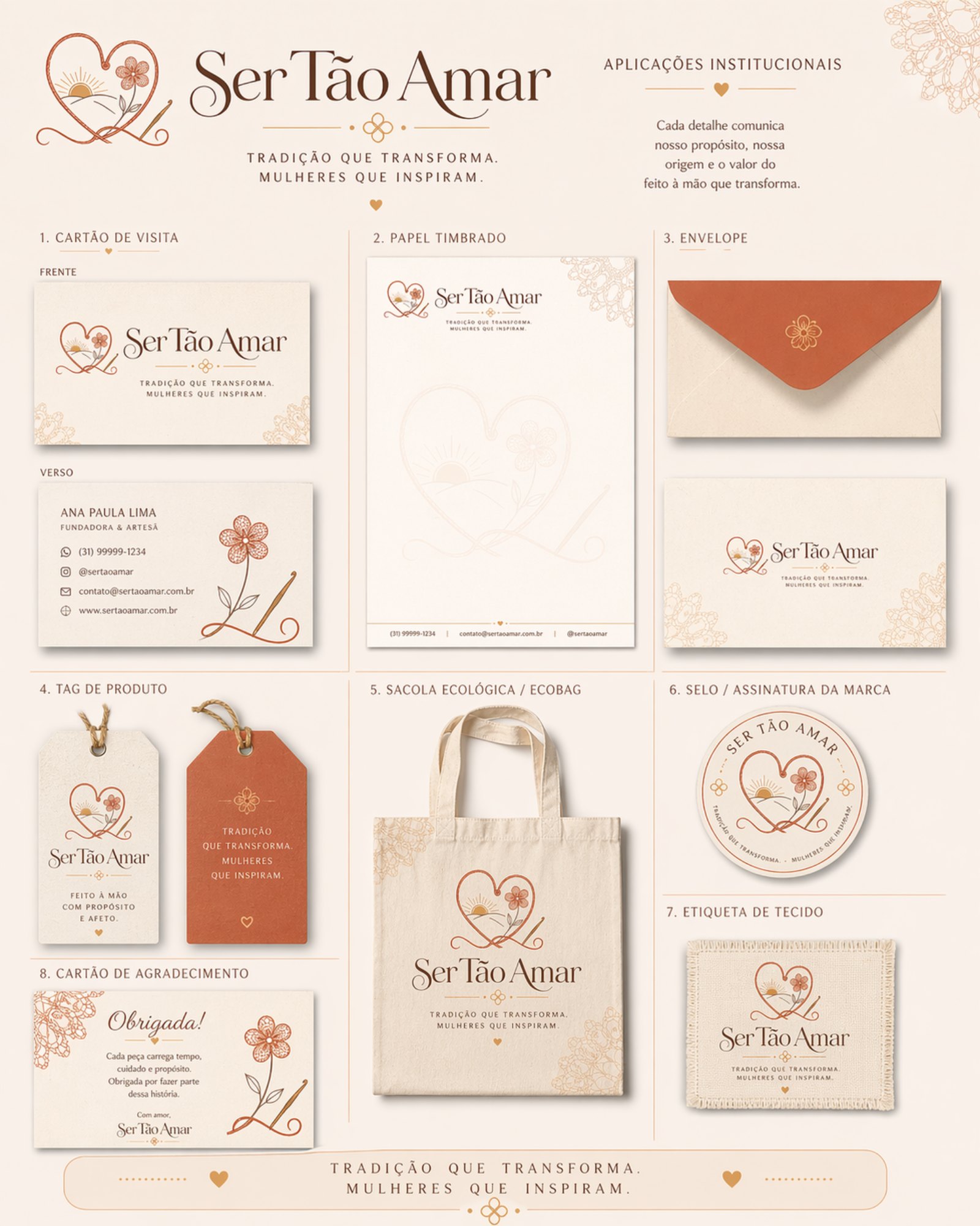 Identidade e aplicações da marca