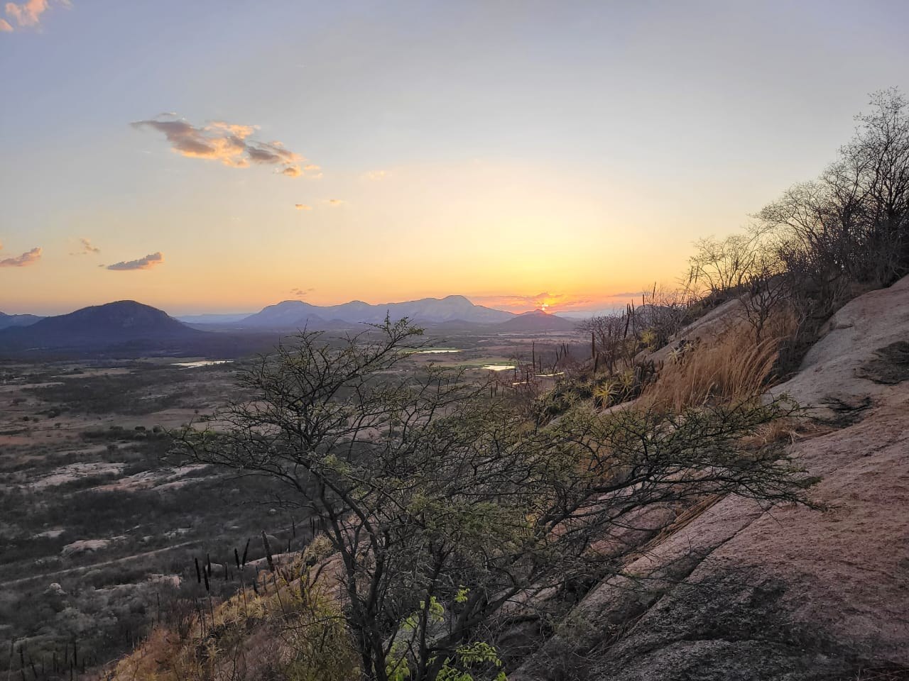 Pôr do sol do sertão potiguar